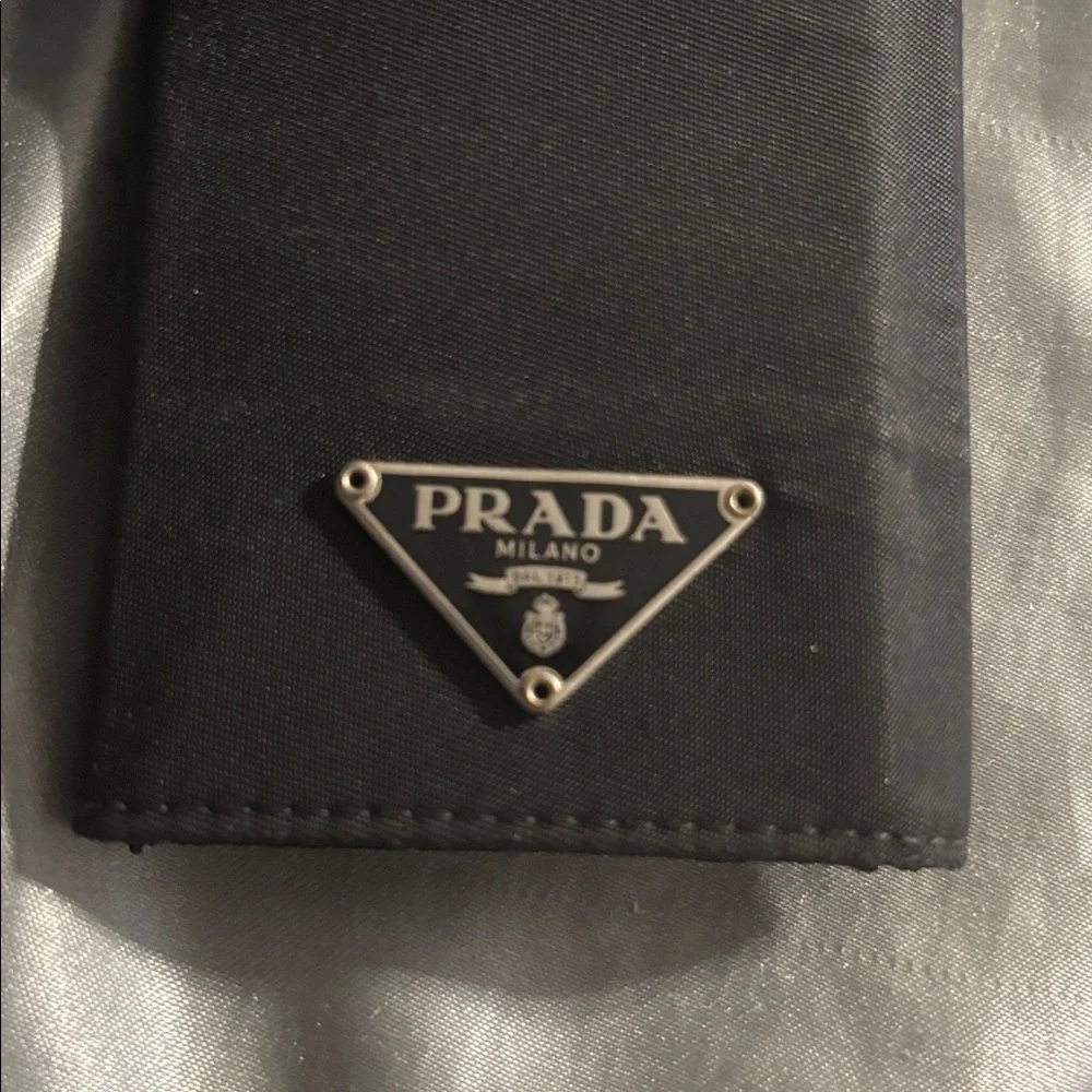 Prada Black Key & Card Holder